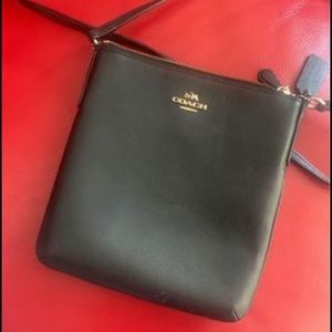Coach leather crossbody bag